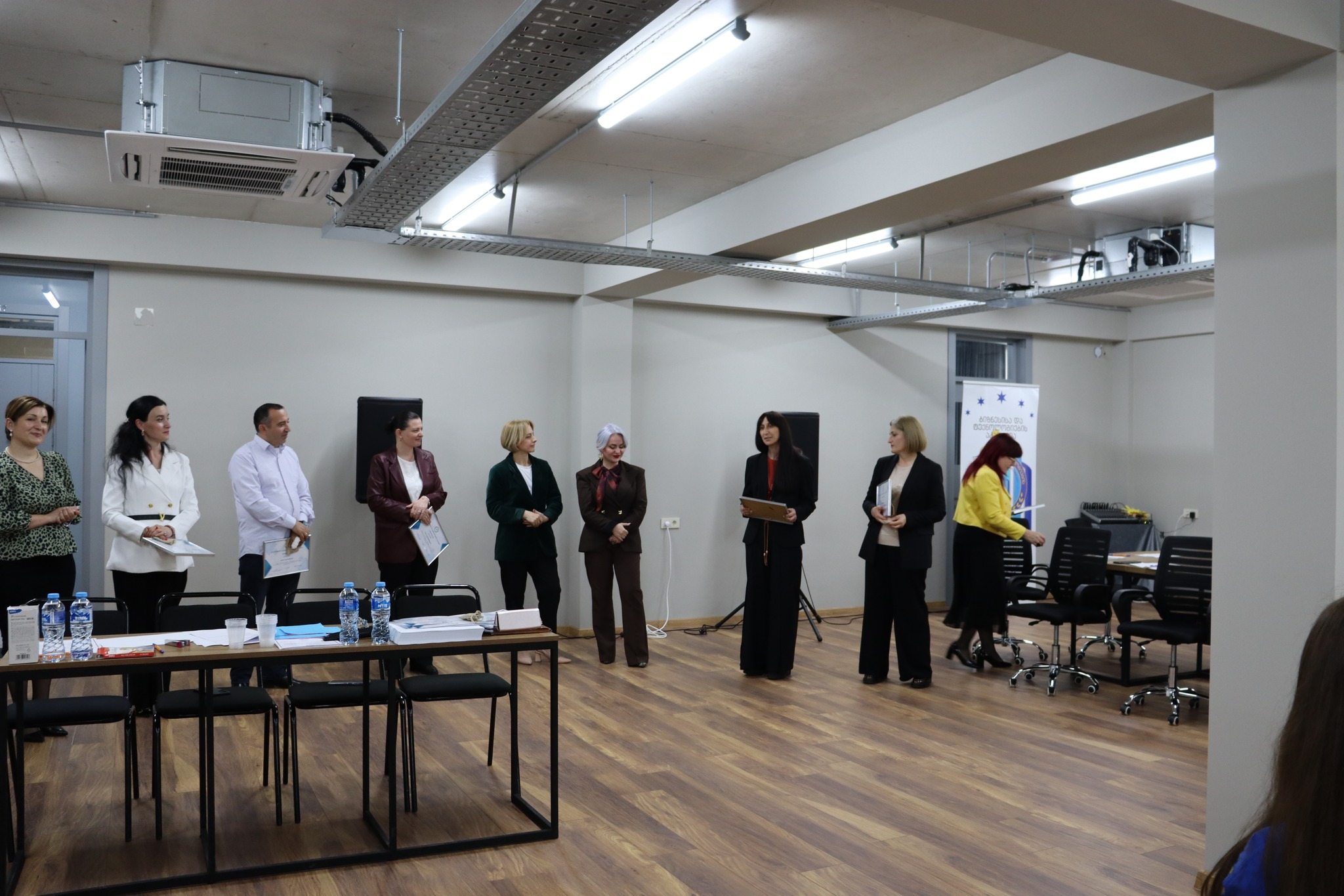 The final event of the "Peer Education" project in the Sachkhere branch of the Academy of Business  and Technology