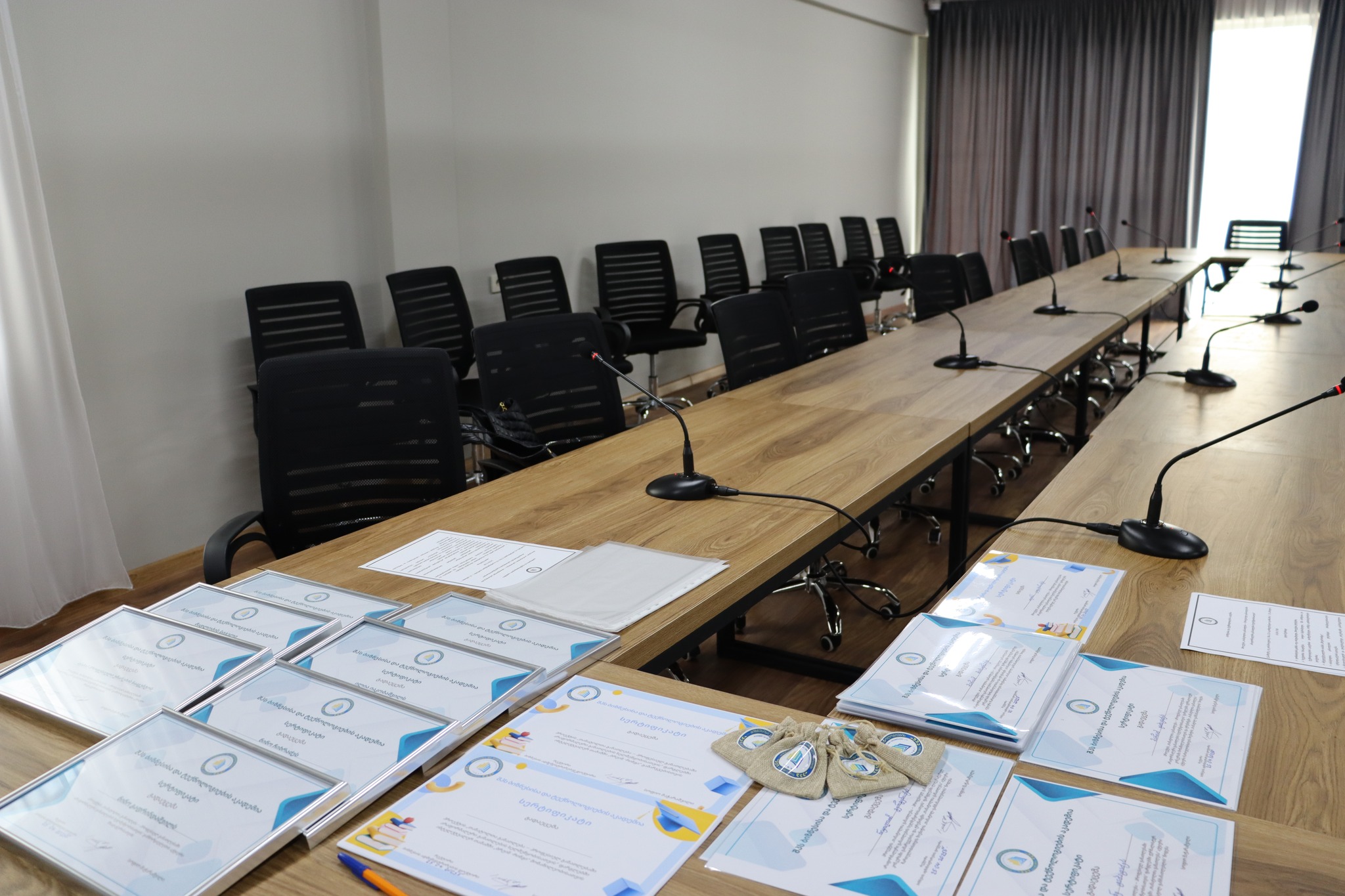 The final event of the "Peer Education" project in the Sachkhere branch of the Academy of Business  and Technology