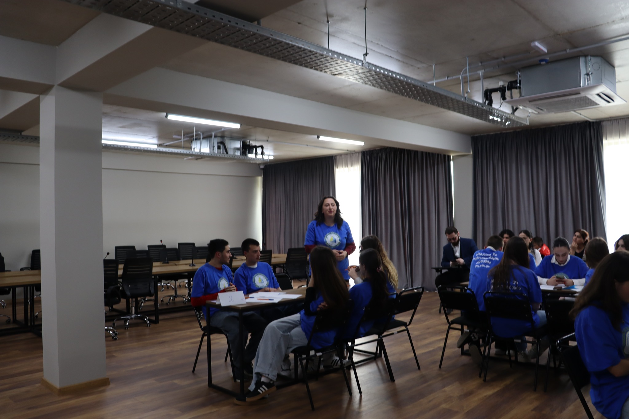 The final event of the "Peer Education" project in the Sachkhere branch of the Academy of Business  and Technology